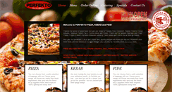 Desktop Screenshot of perfektopizza.com.au